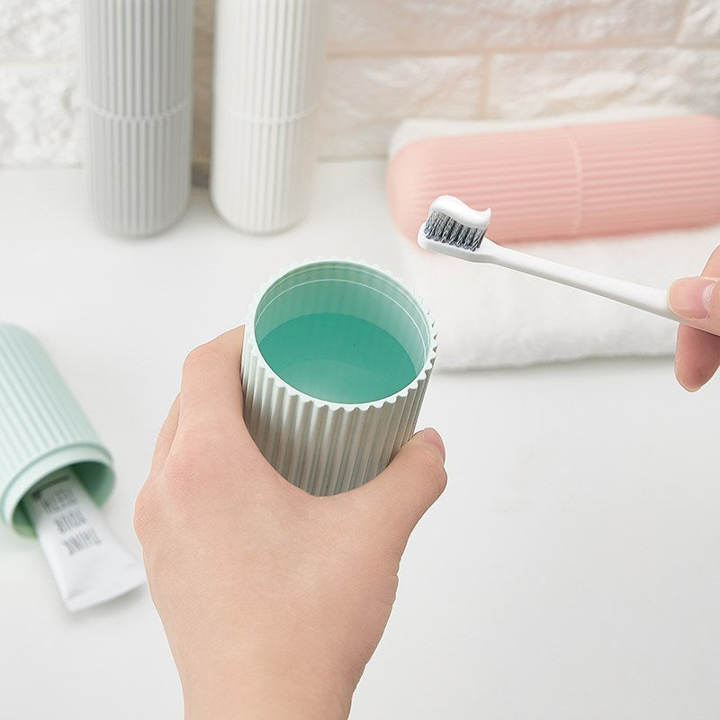 Mouthwash brush cup simple household toothpaste toothpaste portable travel set couple toothbrush box