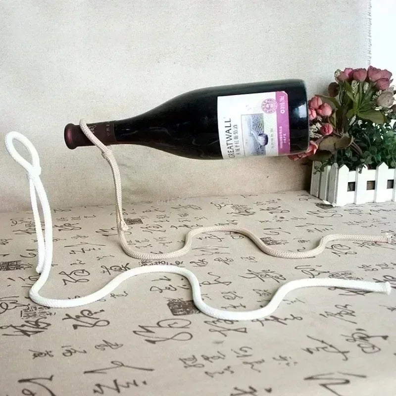 Magic Iron Chain Wine Bottle Holder