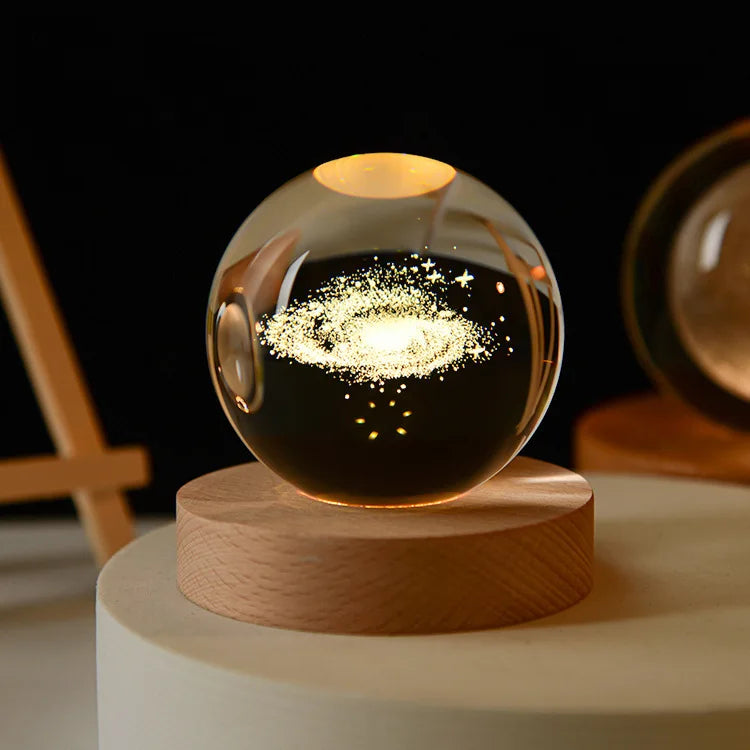 3D Solar System Crystal ball-Bunabo