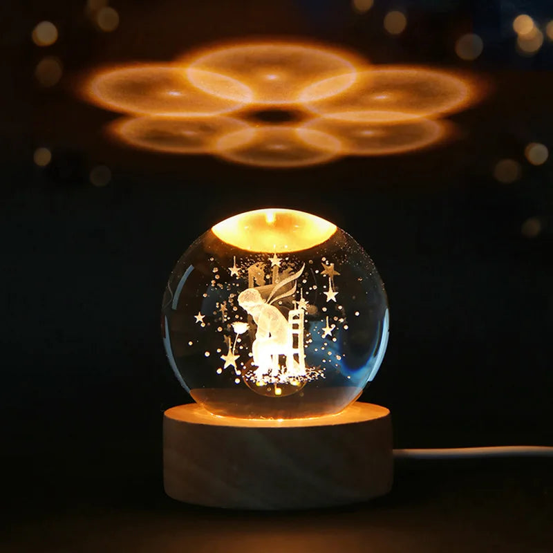 3D Solar System Crystal ball-Bunabo