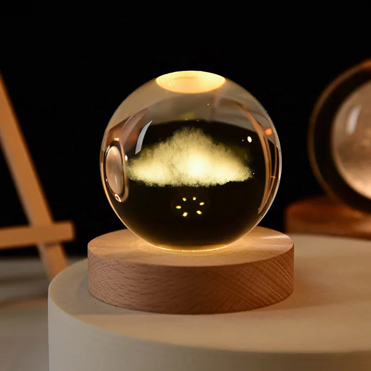 3D Solar System Crystal ball-Bunabo