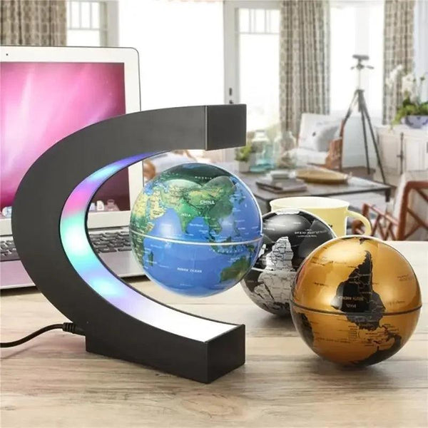 Antigravity Globe LED World Map Electronic Lamp - Bunabo