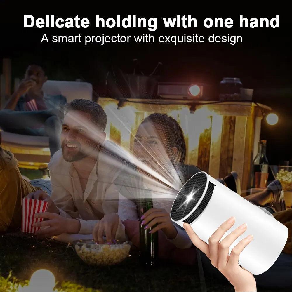 Magcubic HY300 PRO 4K Projector: Android 11, Dual Wi-Fi 6, 260 ANSI Lumens, Bluetooth 5.0 - Perfect for Home and Outdoor Cinema - Bunabo