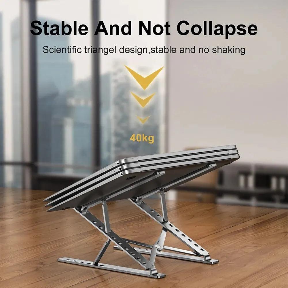 Elevate9: Aluminum Adjustable Laptop Stand - Bunabo