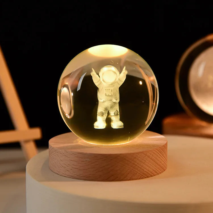 3D Solar System Crystal ball-Bunabo