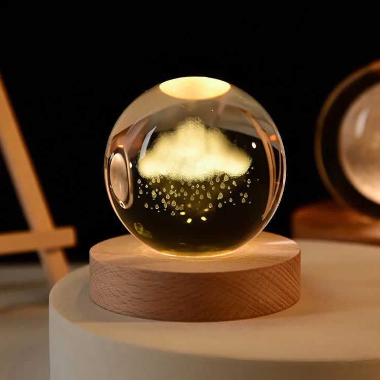 3D Solar System Crystal ball-Bunabo