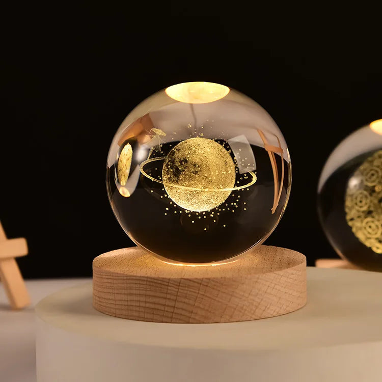 3D Solar System Crystal ball-Bunabo