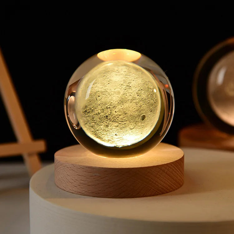 3D Solar System Crystal ball-Bunabo