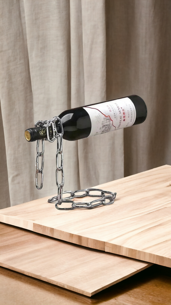 Magic Iron Chain Wine Bottle Holder